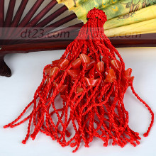 ‘绿/红元宝’红绳手链